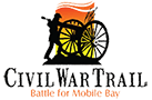 Famous Civil War Battles – Battle of Mobile Bay – Civil War Trail in Alabama Logo